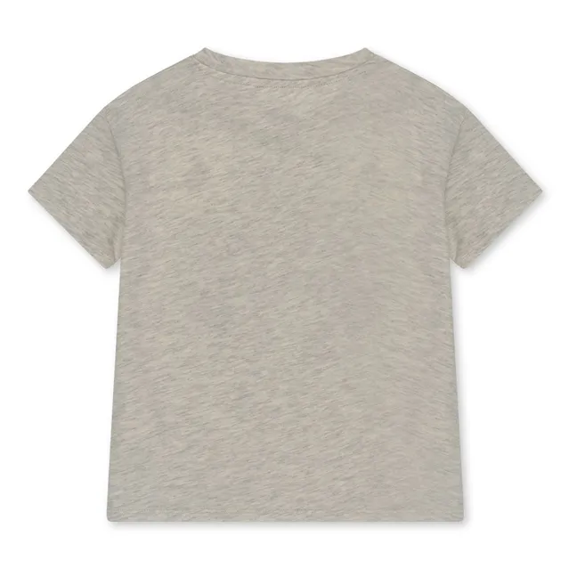 T-Shirt Famo Bio-Baumwolle | Beige meliert