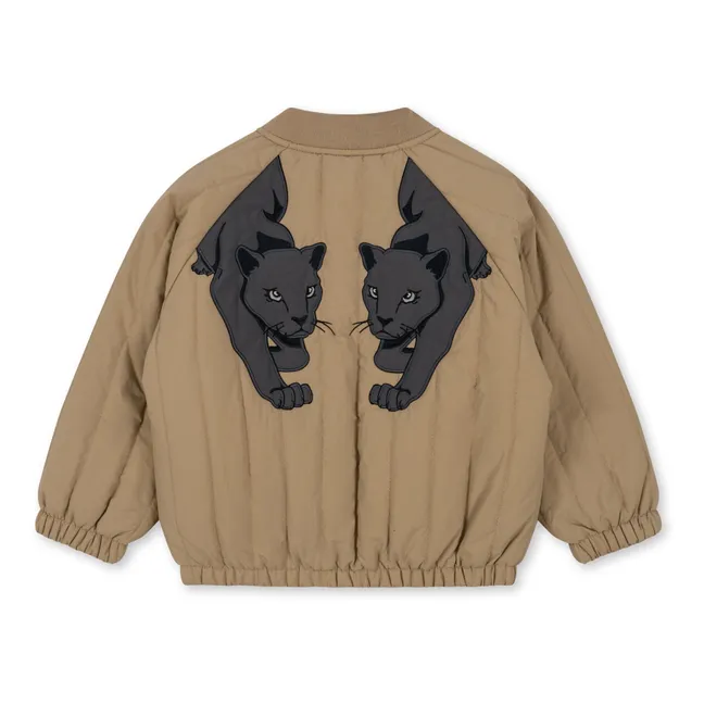 Juno Quilted Bomber | Camel