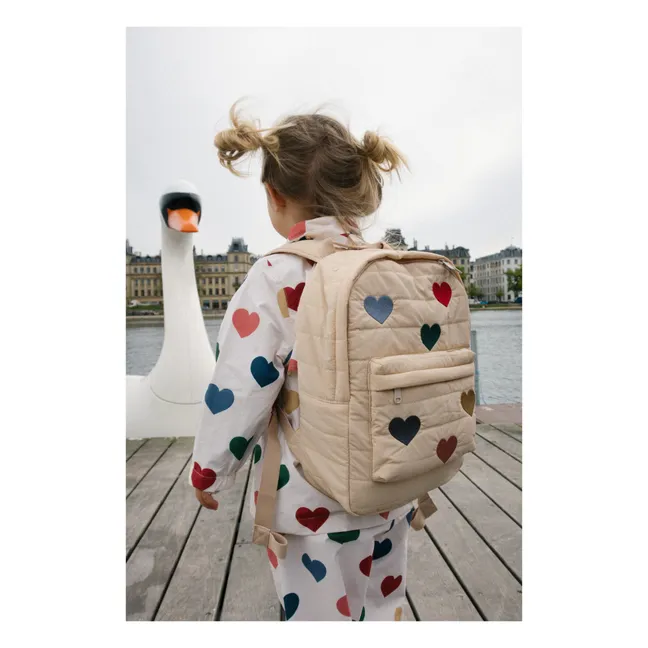 Juno Quilted Backpack | Ecru
