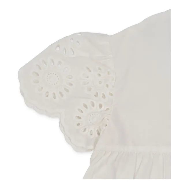 Blusa Posey de algodón orgánico | Blanco