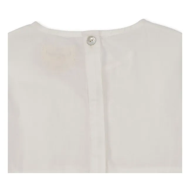 Posey organic cotton blouse | White