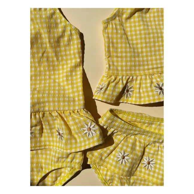 Soline Vichy 2-Piece Swimsuit | Yellow