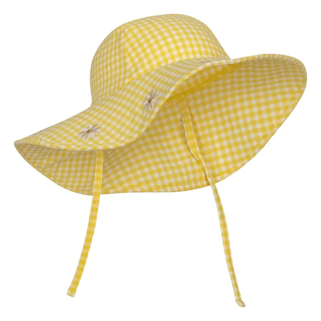 Sombrero Soline Vichy | Amarillo