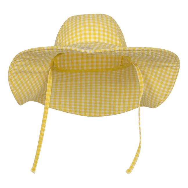 Soline Vichy hat | Yellow