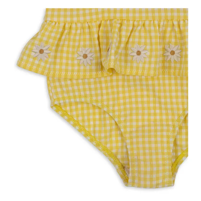 Soline Vichy 1-Piece Swimsuit | Yellow