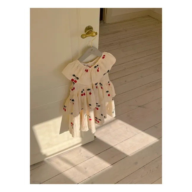 Kleid Lunella Seersucker Bio-Baumwolle | Seidenfarben