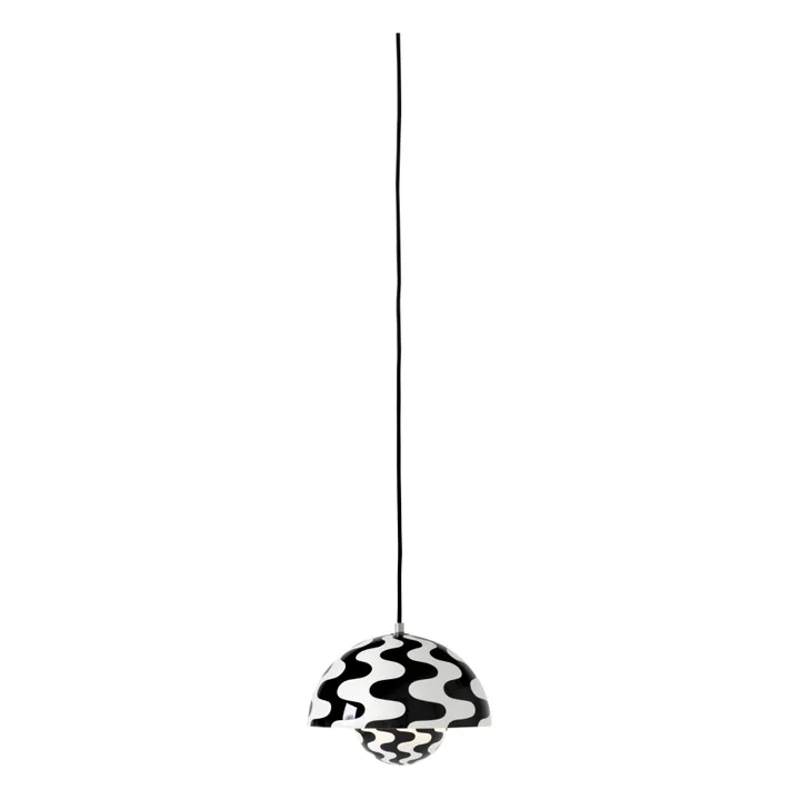 Suspension Flowerpot VP1 Pattern | Noir/Blanc- Image produit n°1