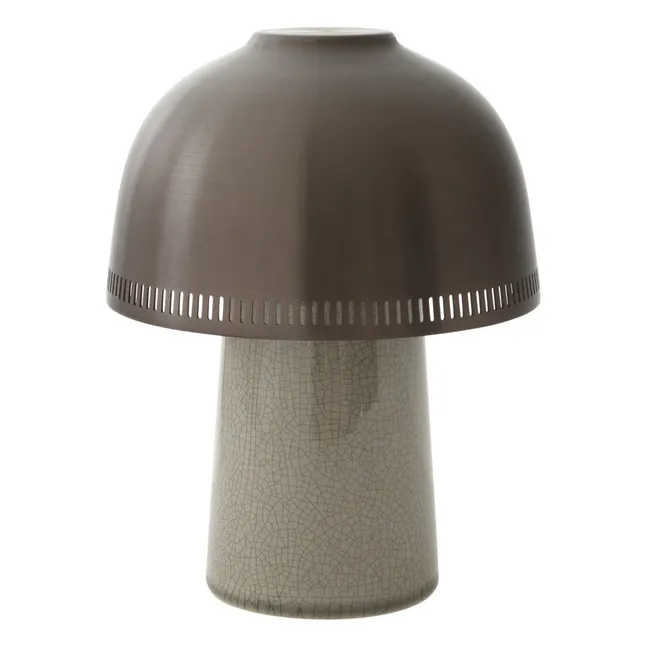 Lampe à poser Raku portative | Bronze