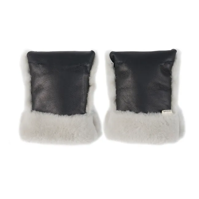 Lammfell-Fausthandschuhe für Kinderwagen | Moon