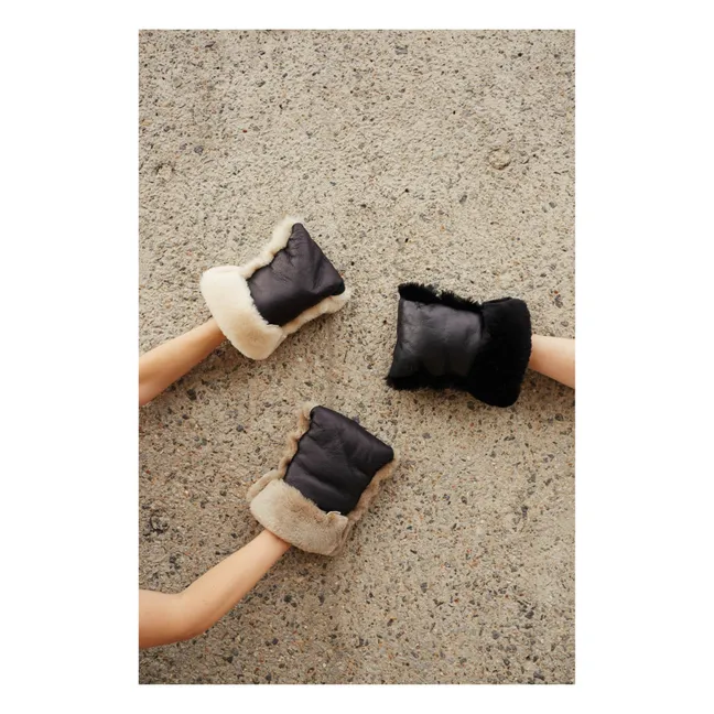 Lammfell-Fausthandschuhe für Kinderwagen | Toast