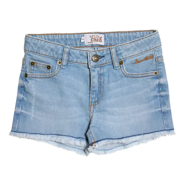 Praslin Denim Shorts | Denim blue