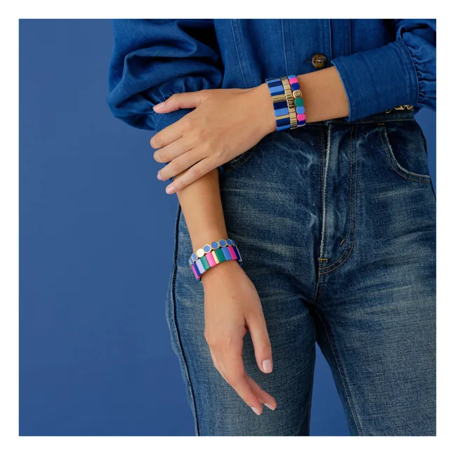 Colorblock Darling bracelet | Blue