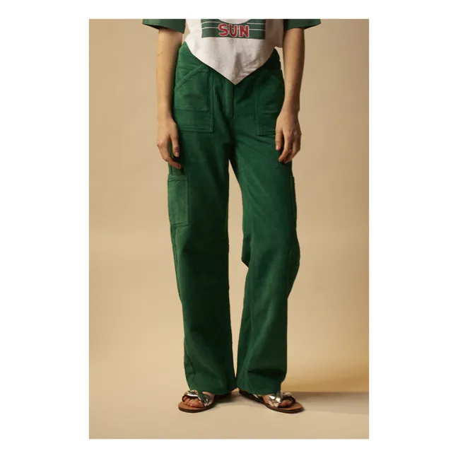 Paolan Corduroy Trousers | Green