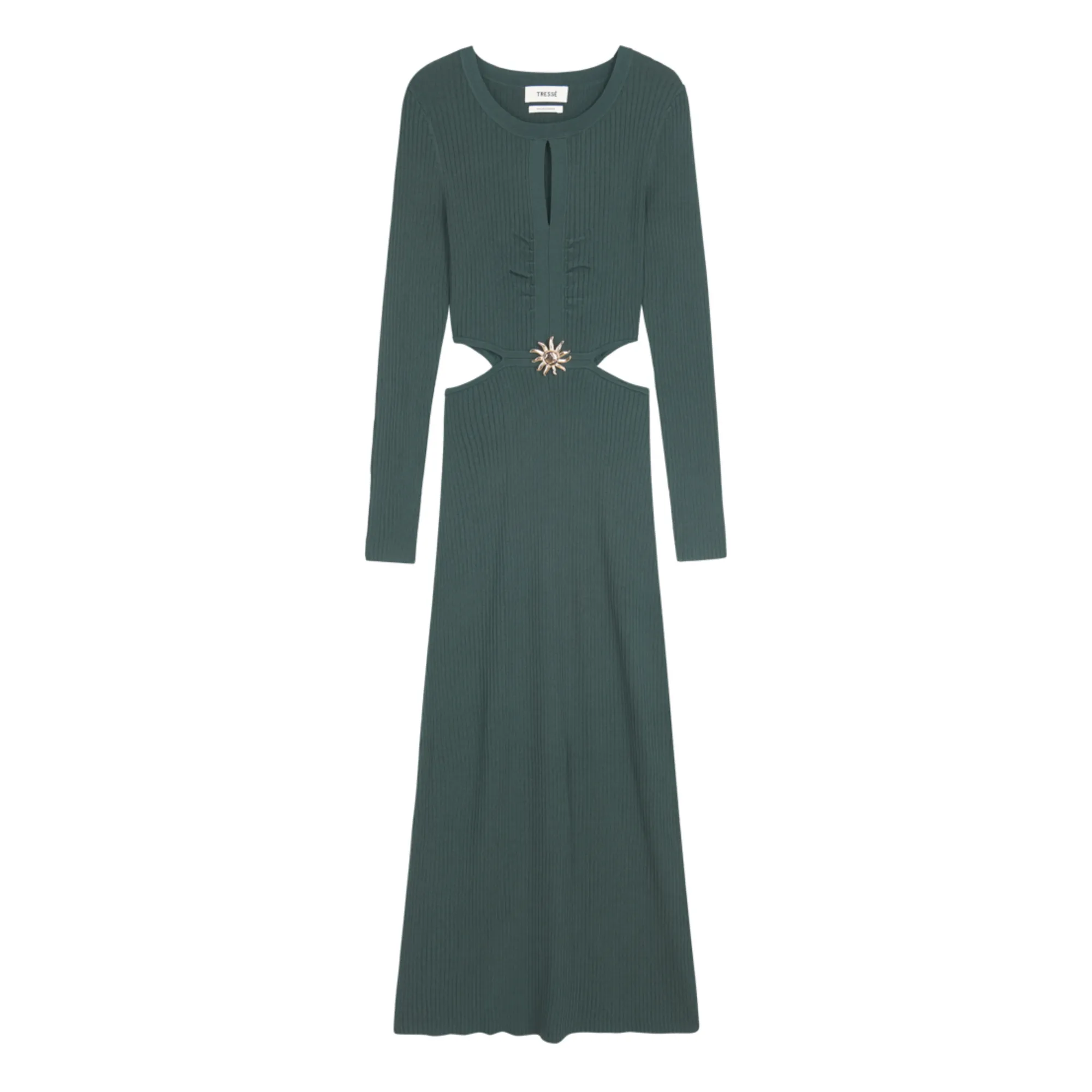 Tressé Dark Green Roxa Dress