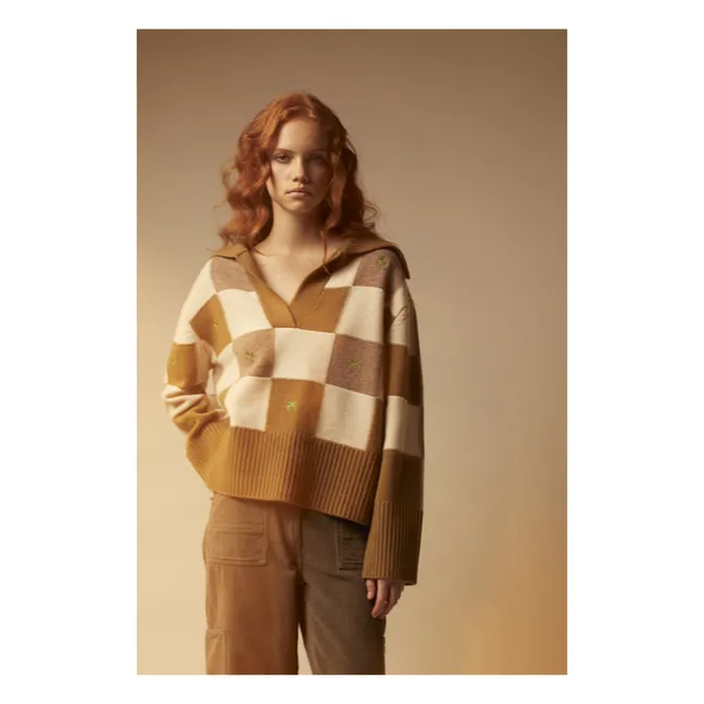 Pull Multi Laine | Beige