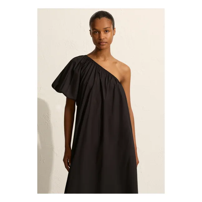 Asymmetric Maxi Dress | Black