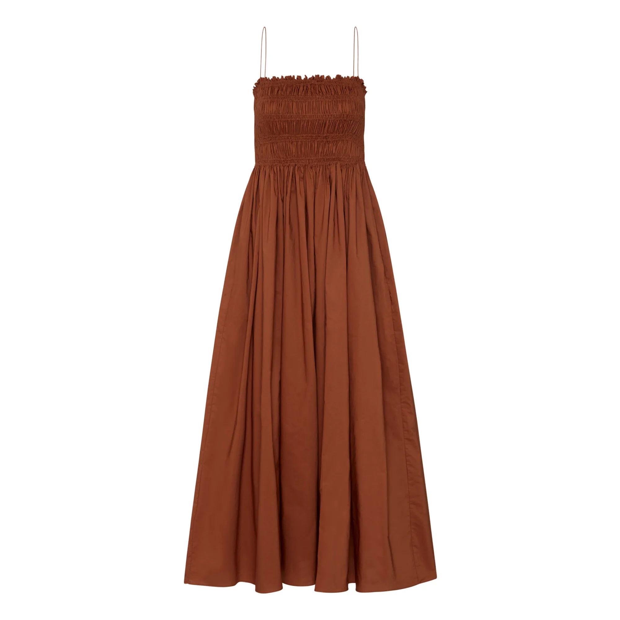 chinese dress ladies Matteau Shirred Triangle Dress  Restitched