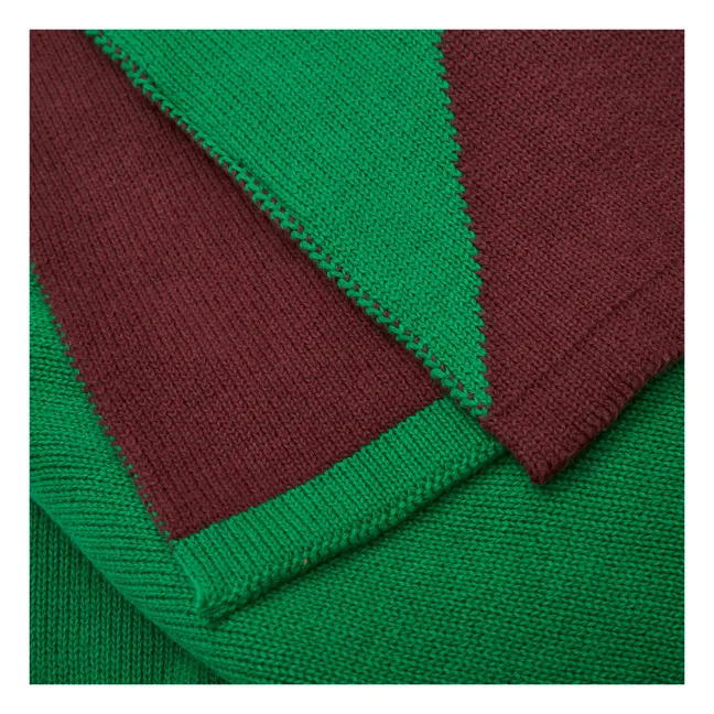 Manta de algodón ecológico | Verde