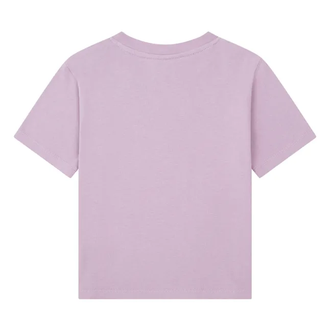 T-shirt maniche corte in cotone organico | Viola