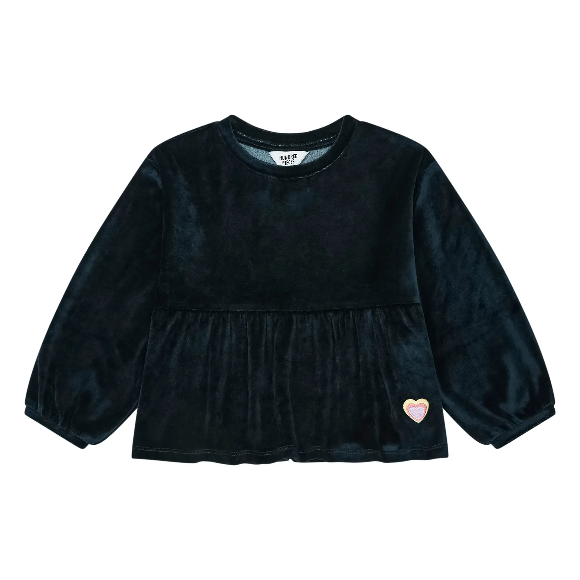 Hundred Pieces Dark Green Organic Cotton Long-Sleeved T-Shirt
