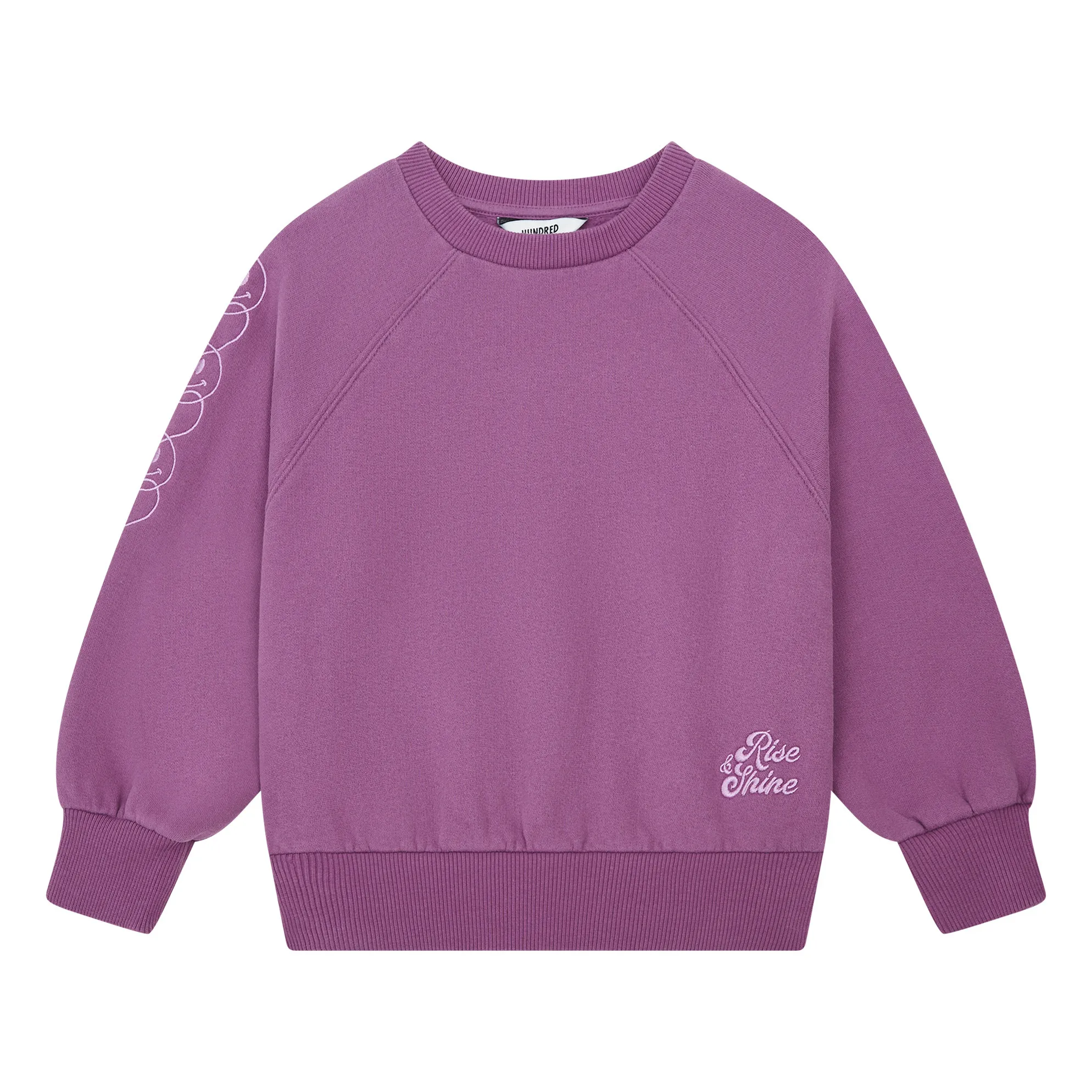 Hundred Pieces Plum Organic Cotton Sweatshirt