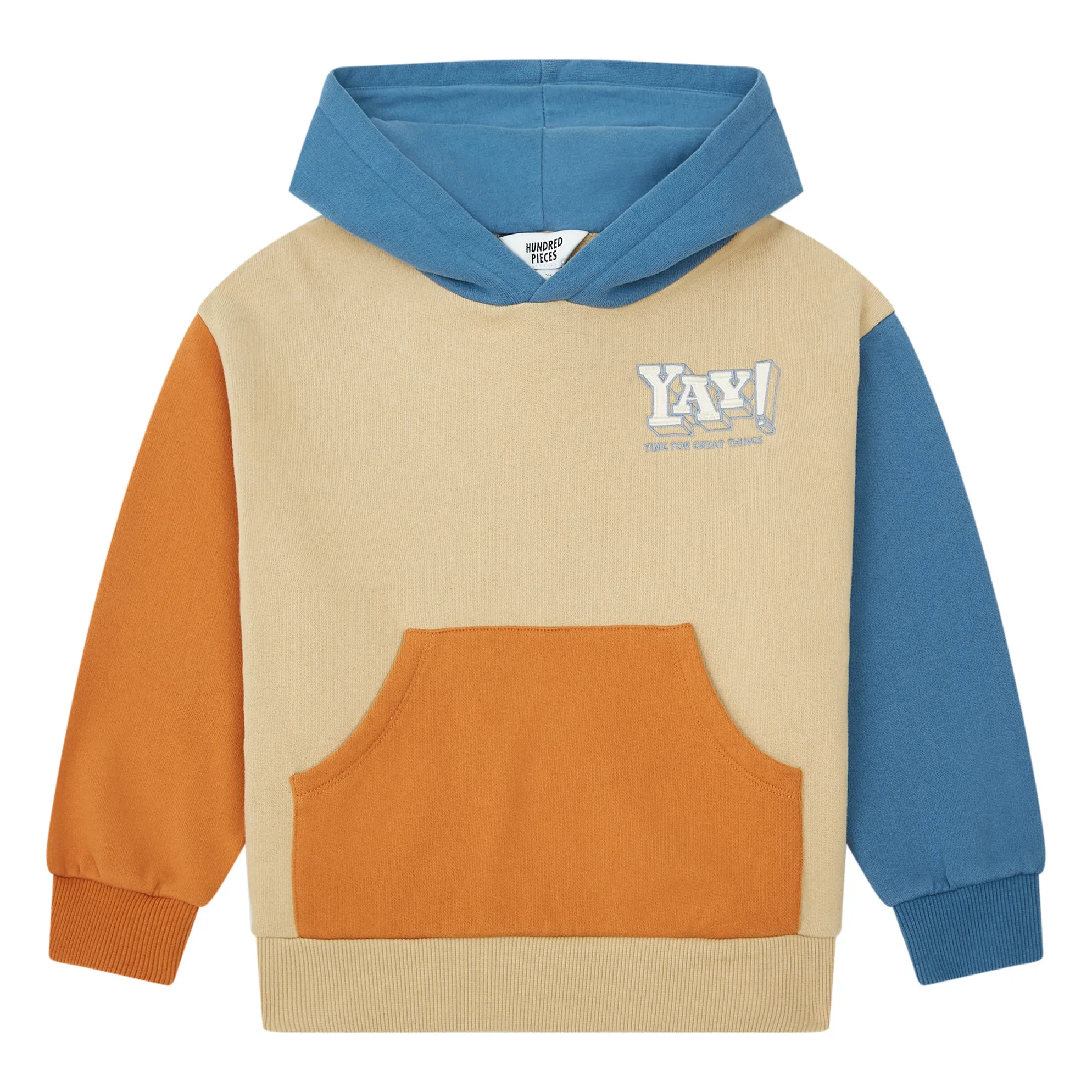 Hundred Pieces Frosted Brown Organic Cotton Hoodie