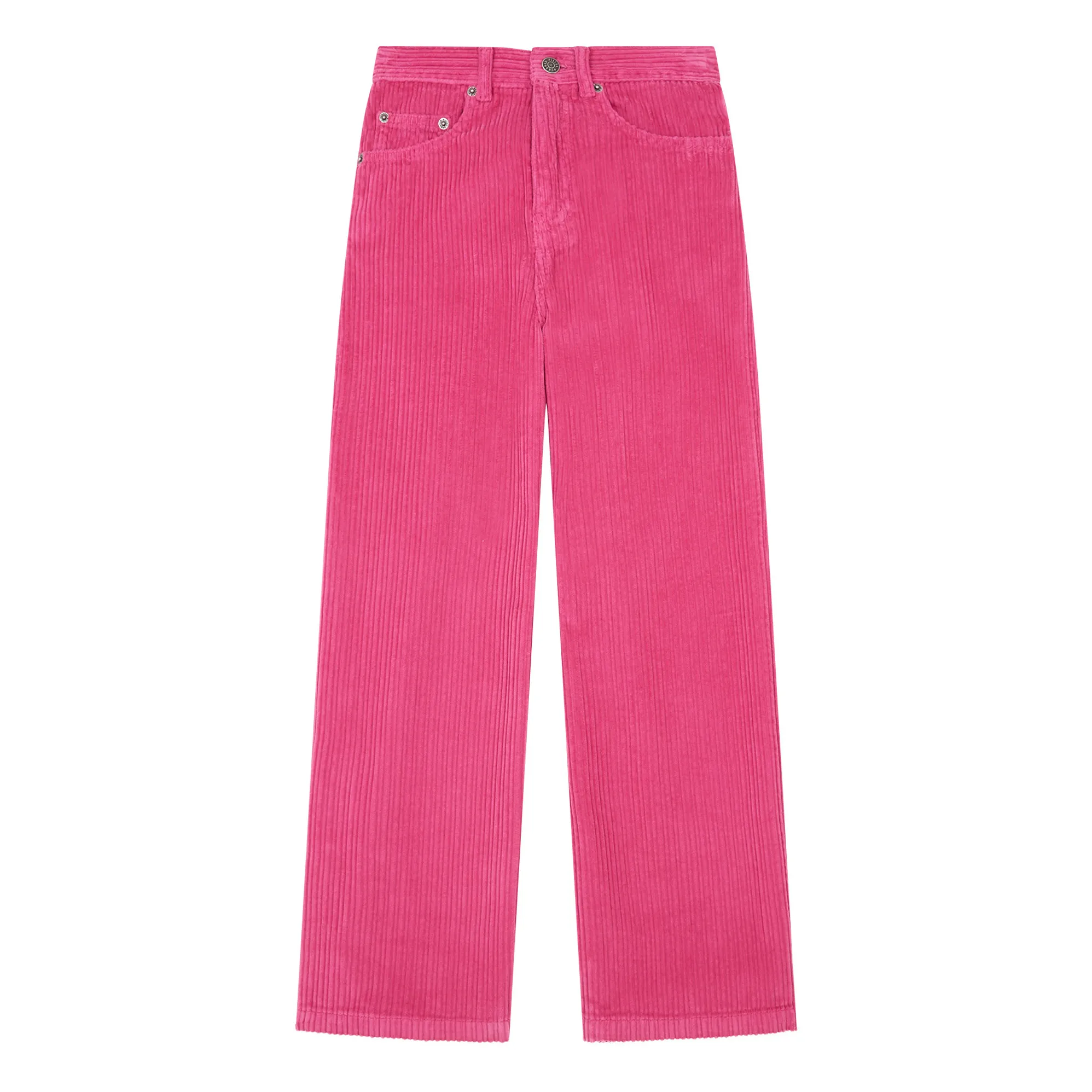Hundred Pieces Fuchsia Flare Pants Velvet Organic Cotton