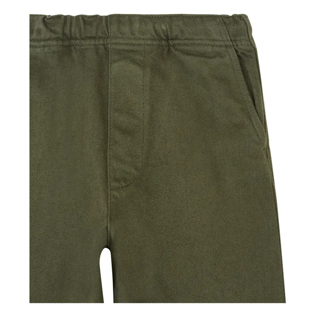 Pantalón de chándal con cintura elástica | Verde Kaki
