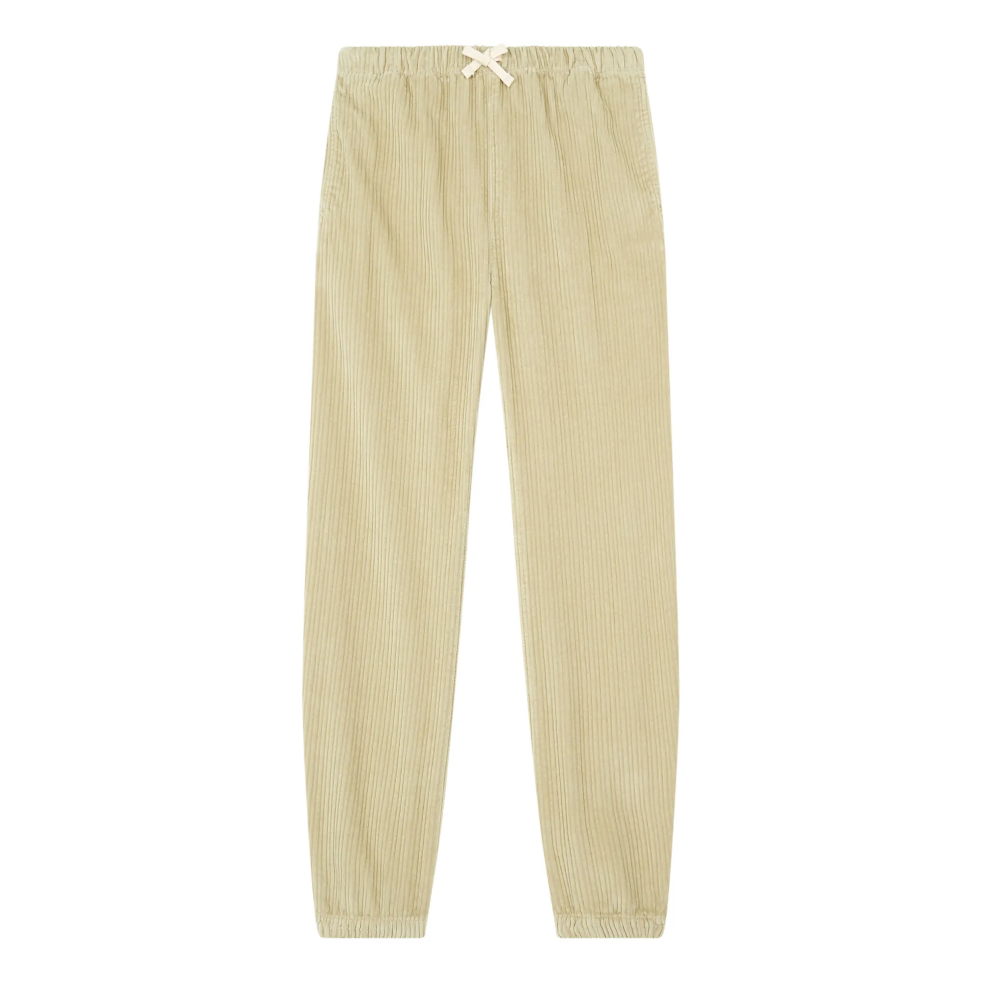 Hundred Pieces Cream Velvet Organic Cotton Jogging Trousers
