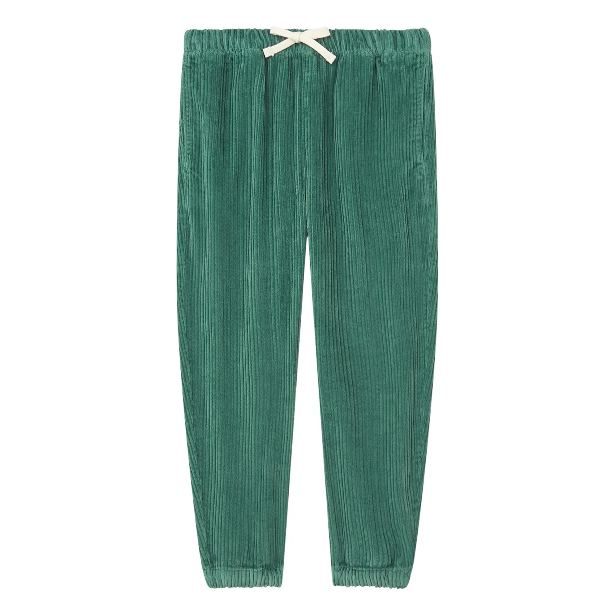 Hundred Pieces Green Velvet Organic Cotton Jogging Trousers