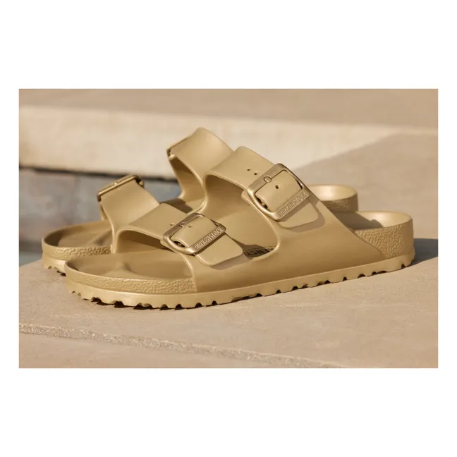 Arizona EVA Sandals Narrow Shoe | Gold