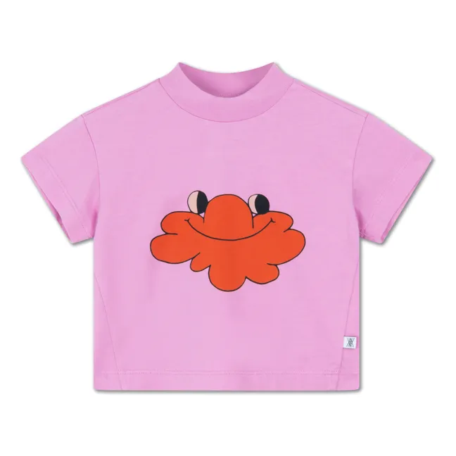 Camiseta de primavera de algodón ecológico | Rosa