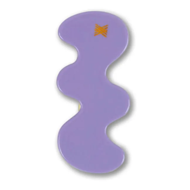 Wavy hair clip | Purple