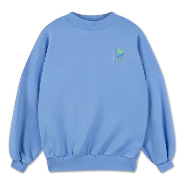 Sweatshirt aus Bio-Baumwolle Crewneck | Hellblau