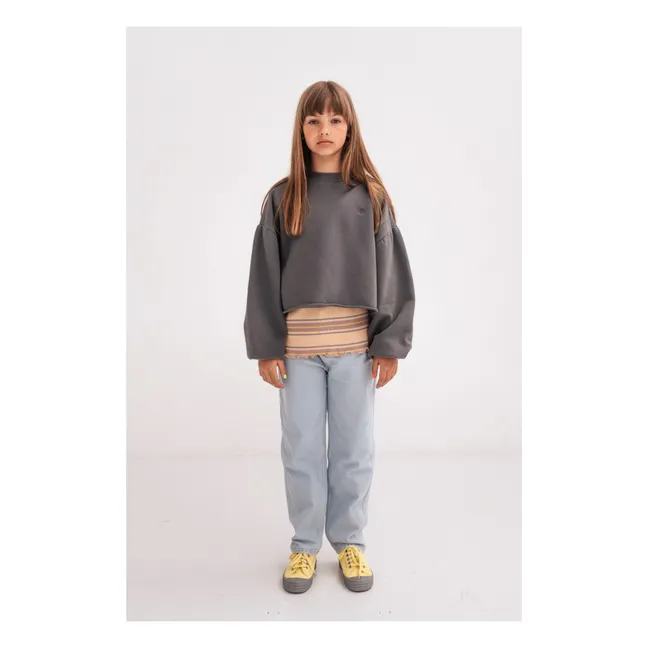 Culotte de algodón orgánico Sweat | Gris Antracita