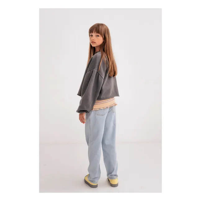 Culotte de algodón orgánico Sweat | Gris Antracita