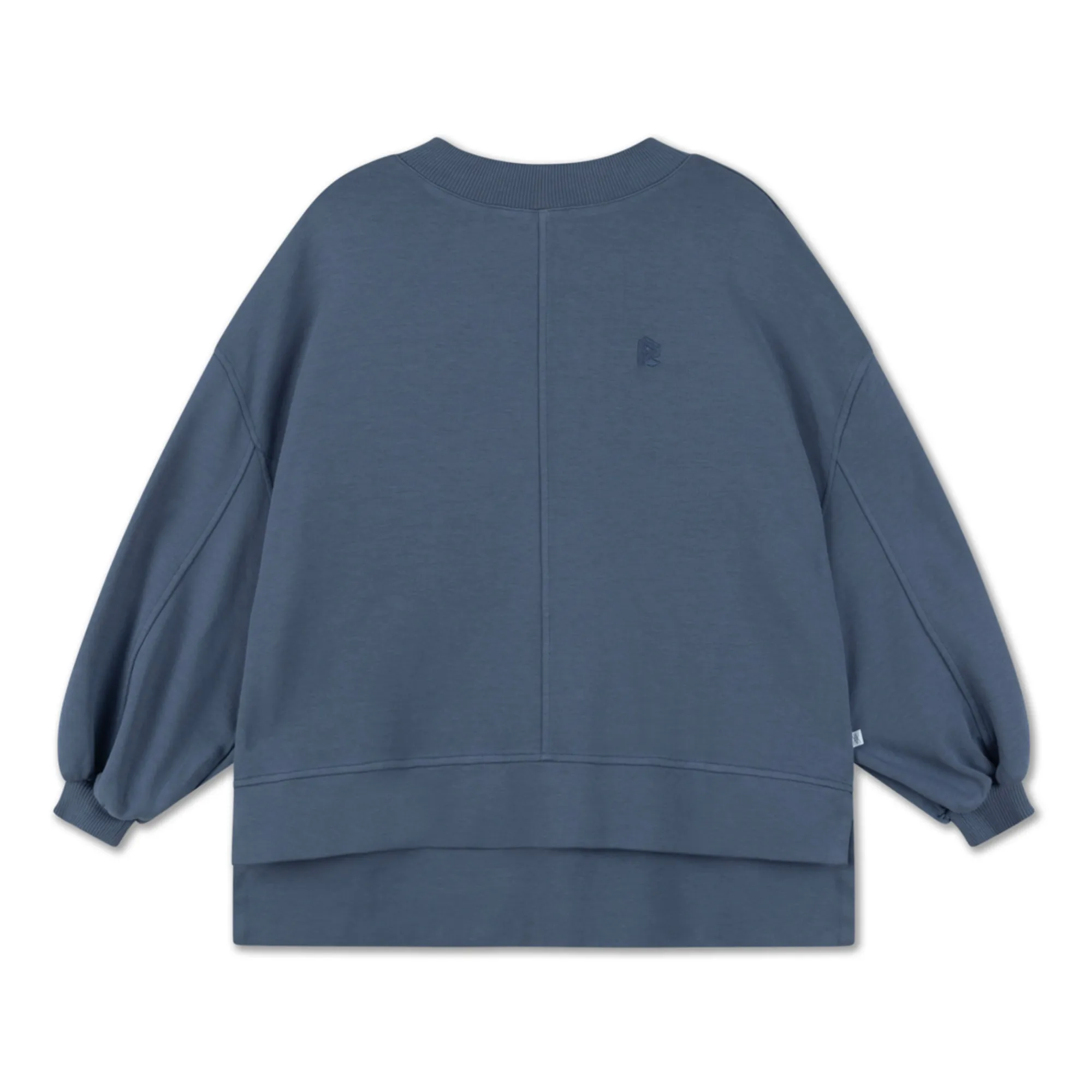 Repose Ams Charcoal Grey Boxy Organic Cotton Sweatshirt