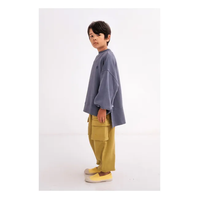 Sweatshirt aus Bio-Baumwolle Boxy | Anthrazit