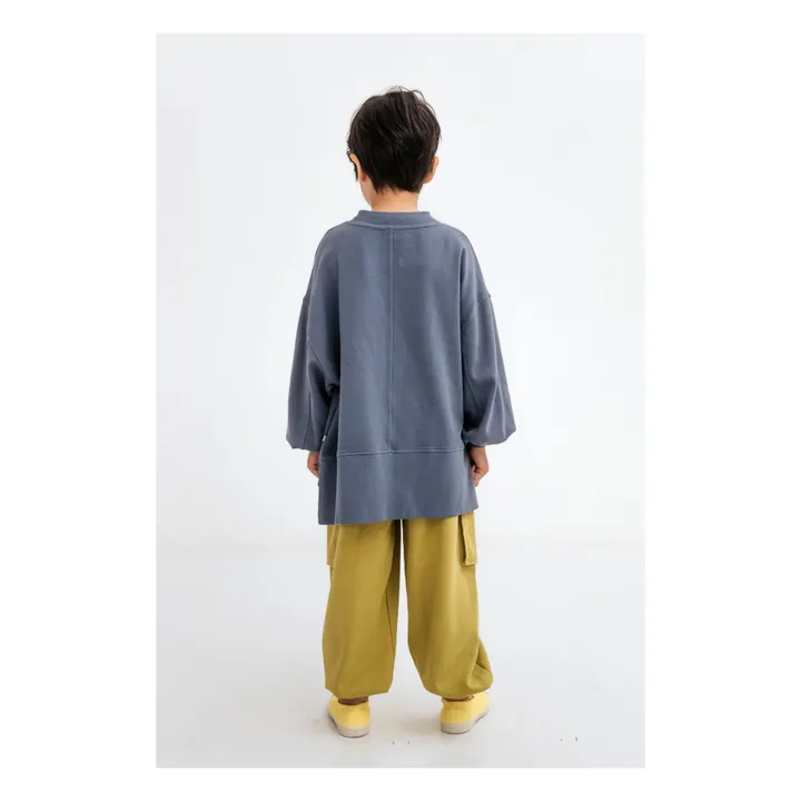 Sweat Coton Bio Boxy | Gris anthracite- Image produit n°4