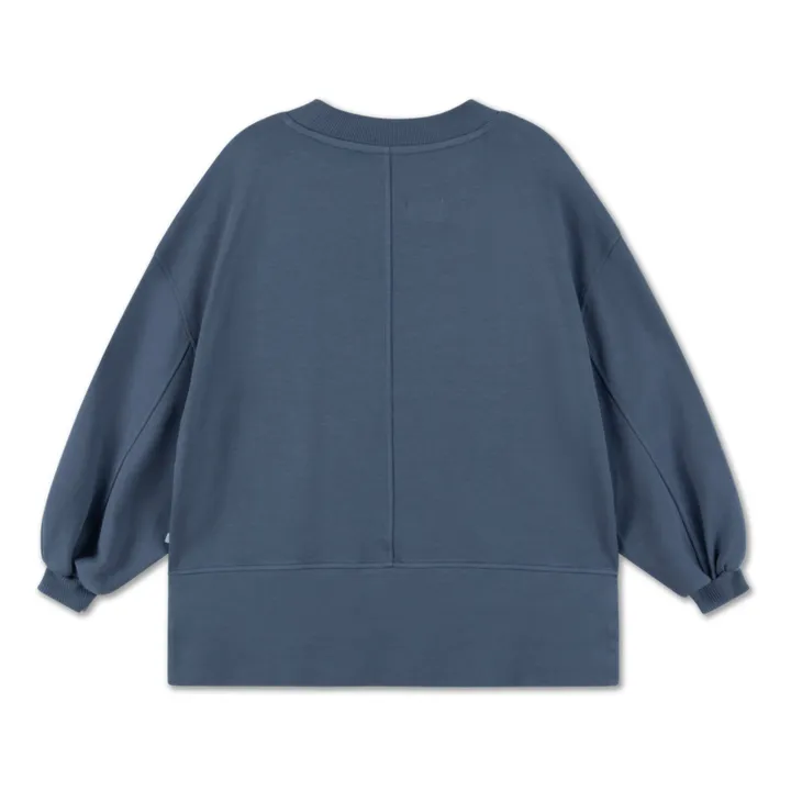 Sweat Coton Bio Boxy | Gris anthracite- Image produit n°6