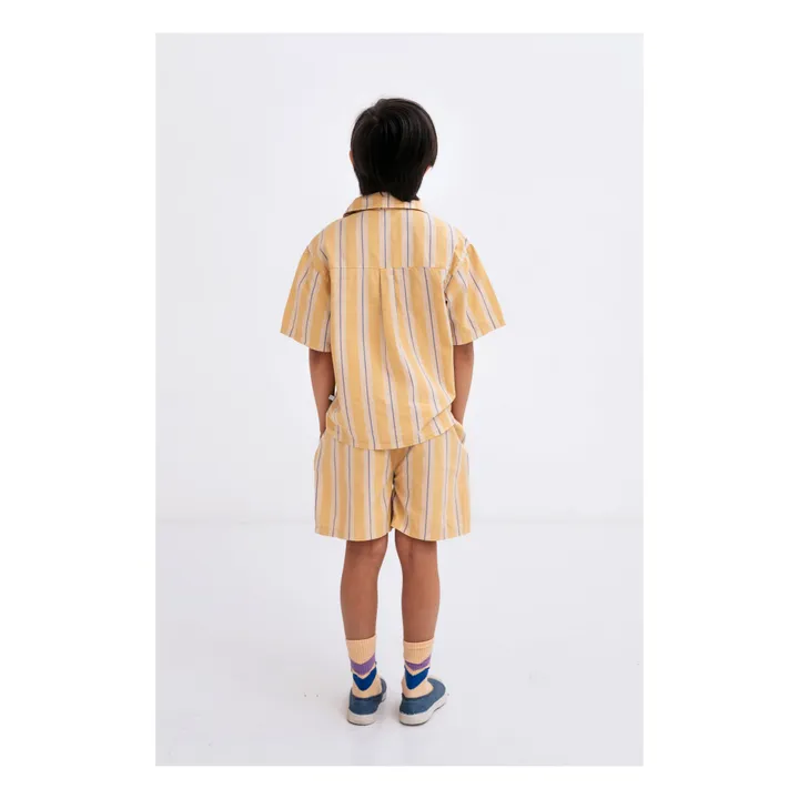 Set 3 Paires Chaussettes Rayure | Camel- Image produit n°2