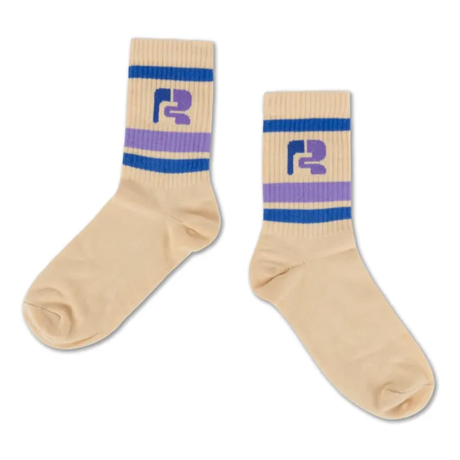 Socken Logo | Pfirsichfarben
