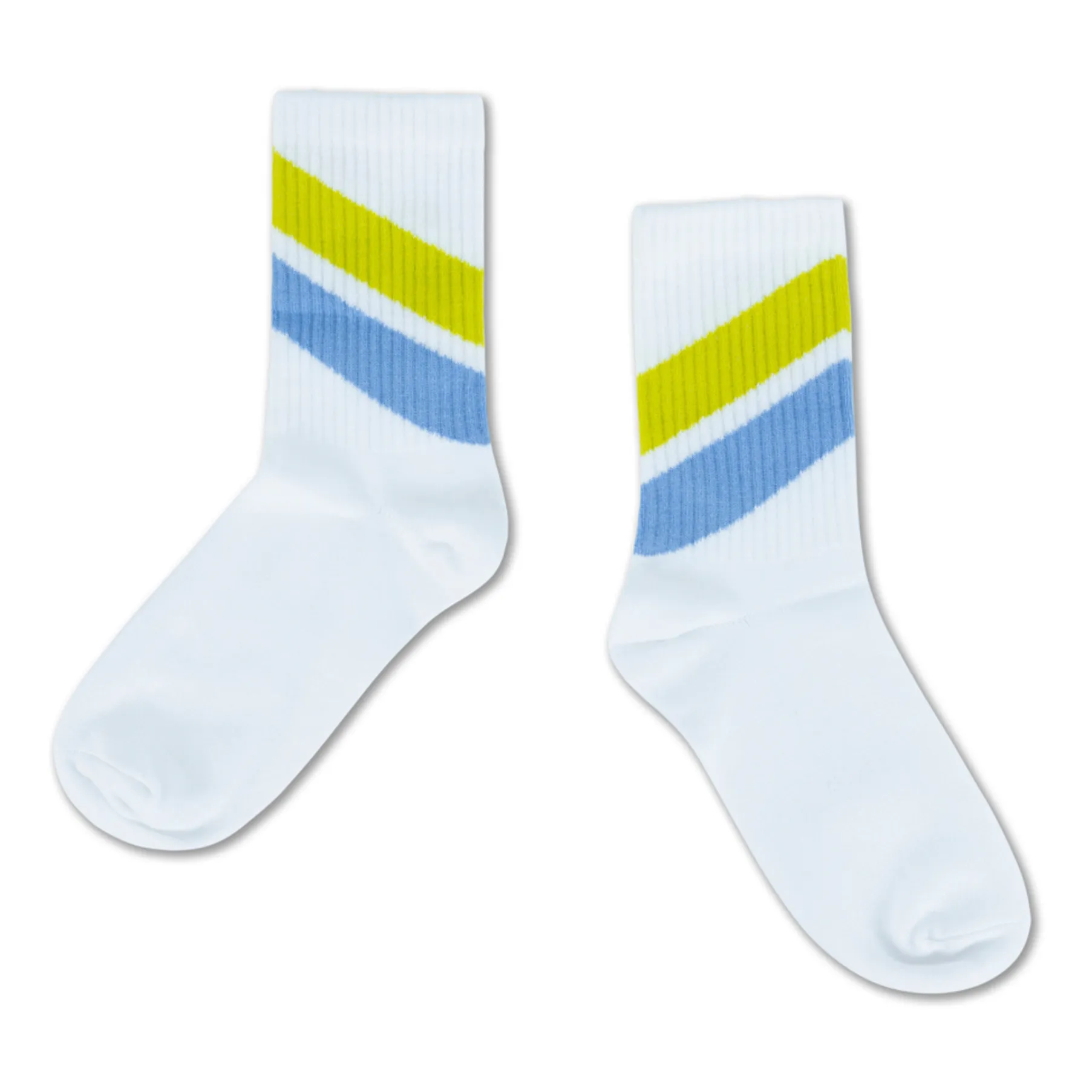 Repose Ams Unisex White Striped Socks