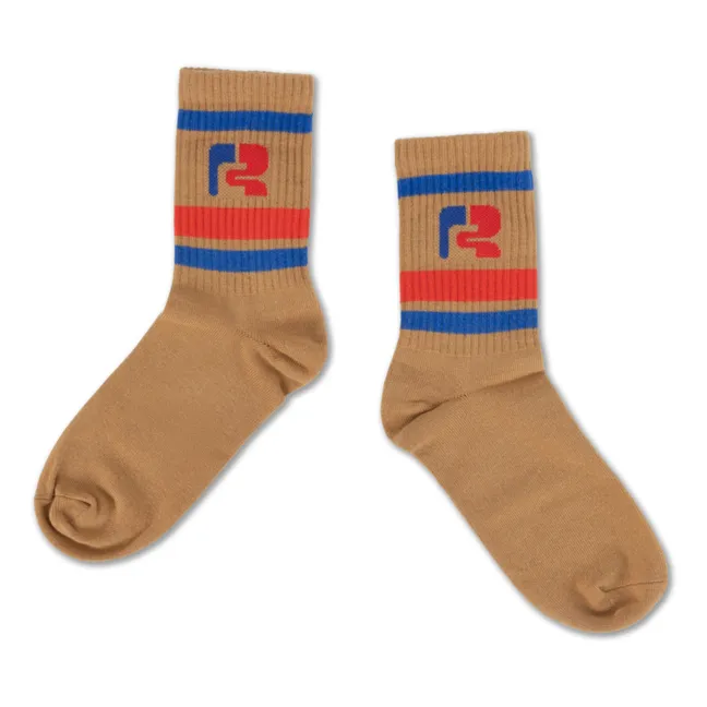 Logo Socks | Camel