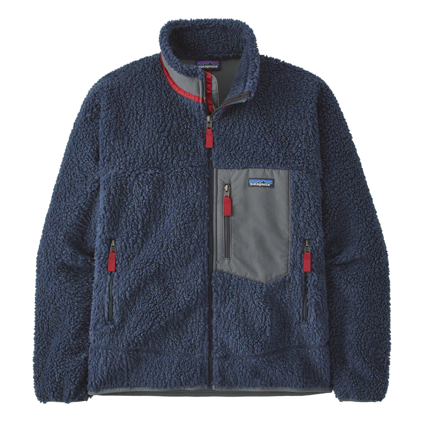 Patagonia Navy Blue Classic Retro-X Recycled Fibers Fleece Jacket