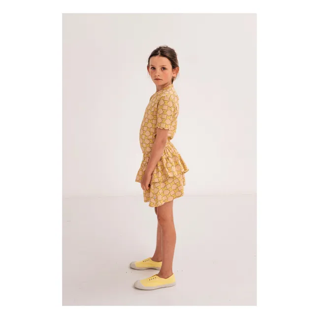 Yoyo Organic Cotton Skirt | Yellow