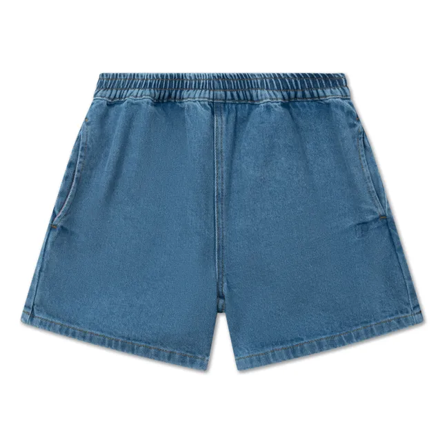 Pantaloncini in denim riciclato anni '90 | Blu