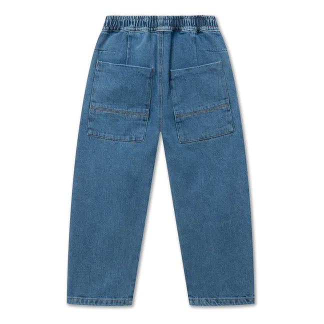 Jeans in cotone riciclato anni '90 | Blu