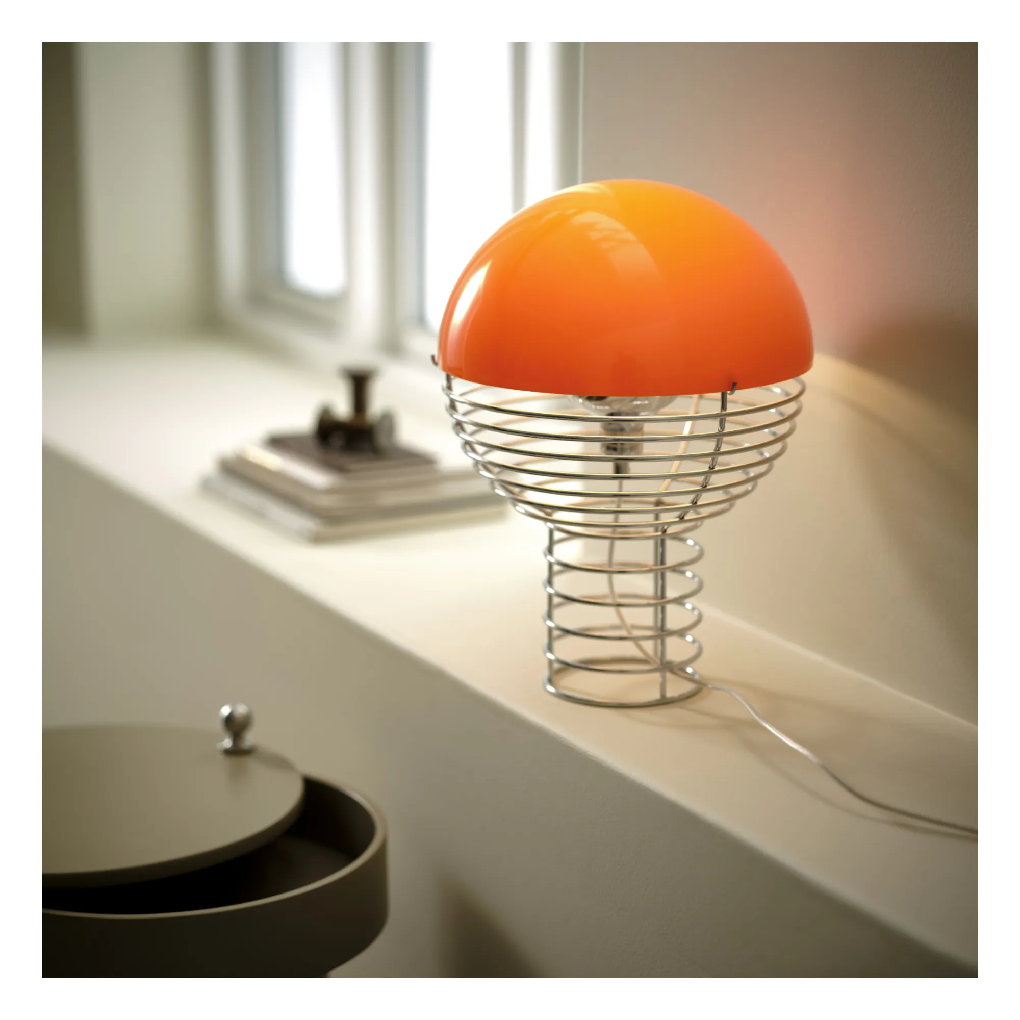 Lampe à poser Wire - Verner Panton | Orange- Image produit n°4