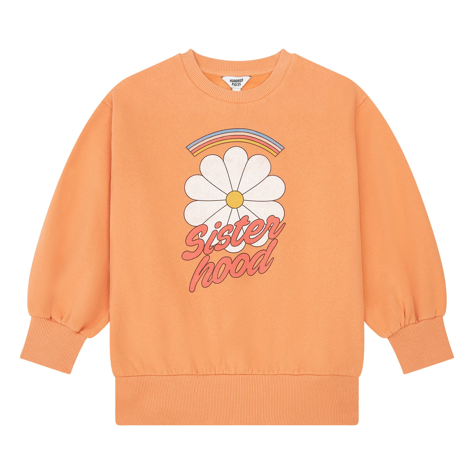 Hundred Pieces Apricot Organic Cotton Crewneck Sweatshirt